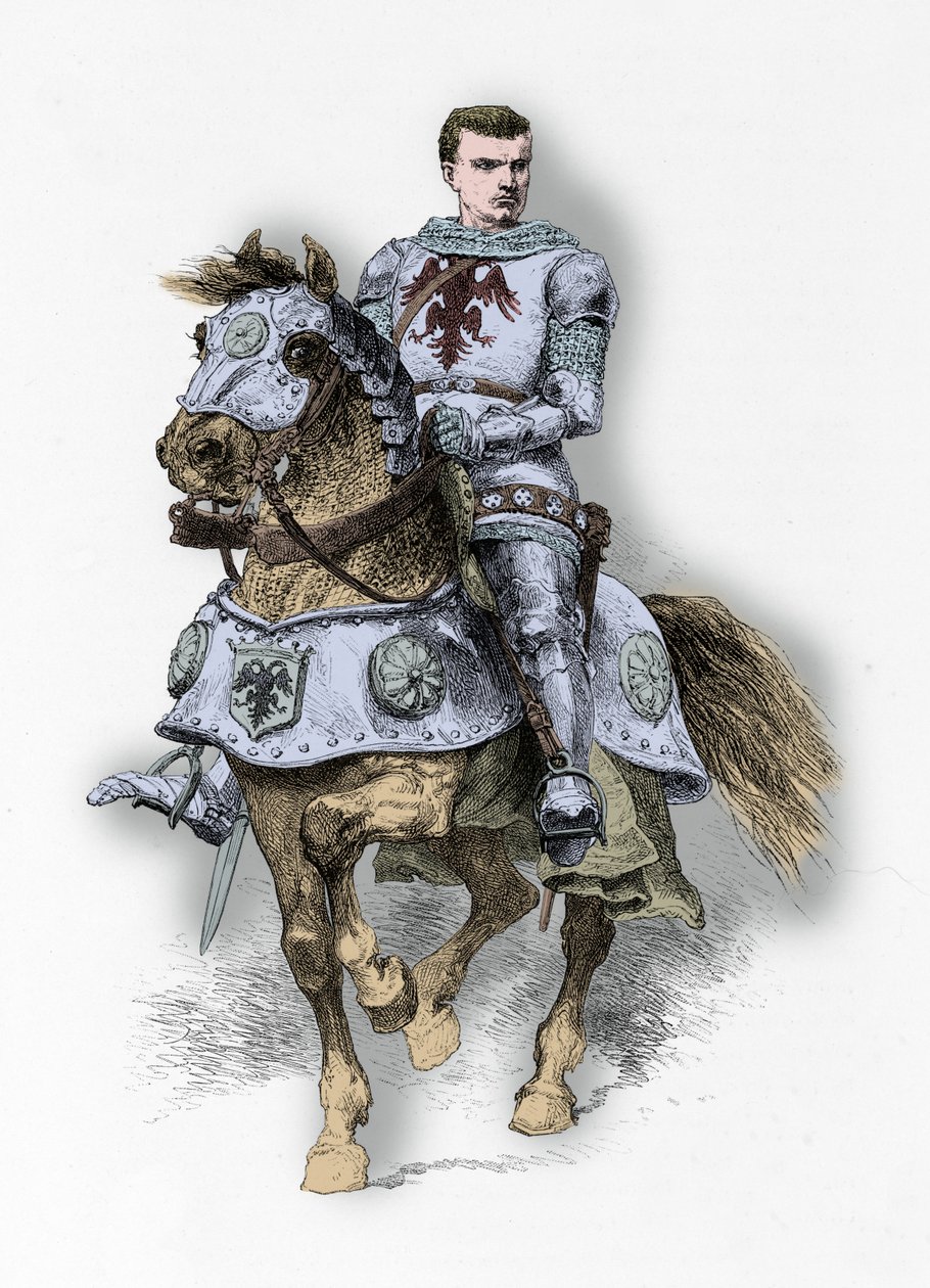 Porträt des Konnetabels Bertrand Du Guesclin von Alphonse Marie de Neuville