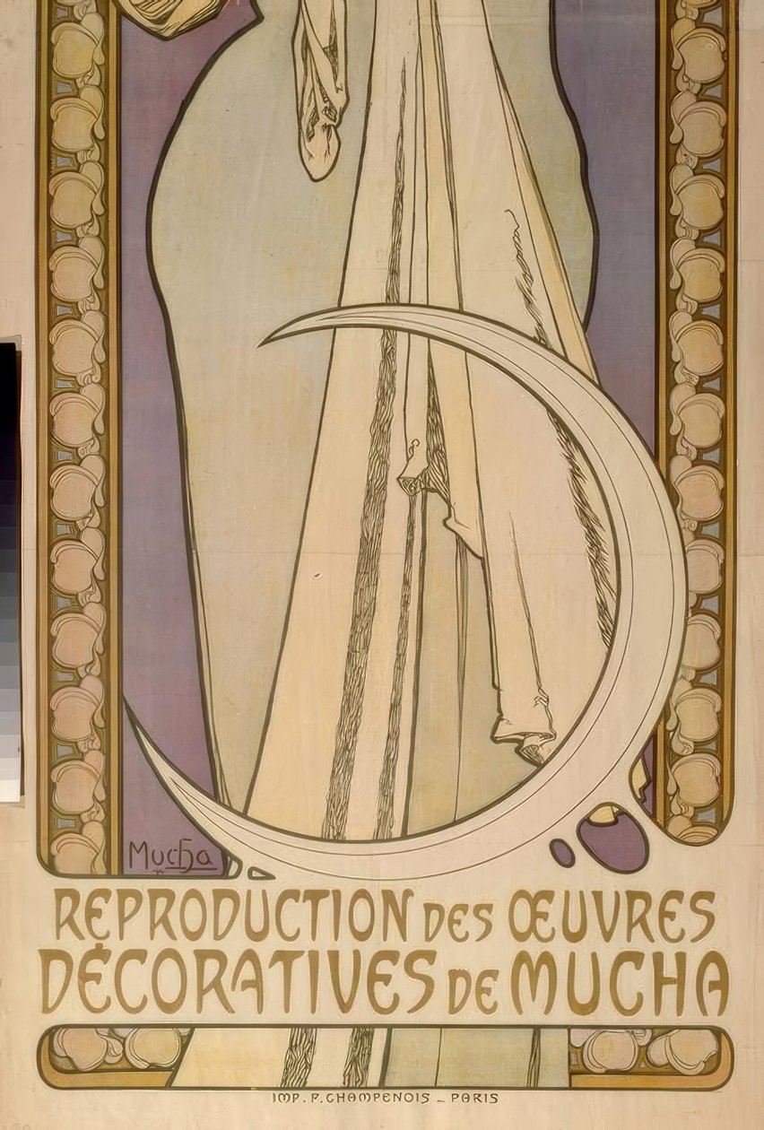 Lygie – Reproduktion der dekorativen Werke von Mucha von Alphonse Mucha