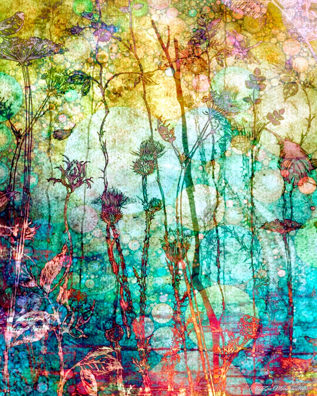 Ein reiches Wandteppich (Warm), 2014 von AlyZen Moonshadow