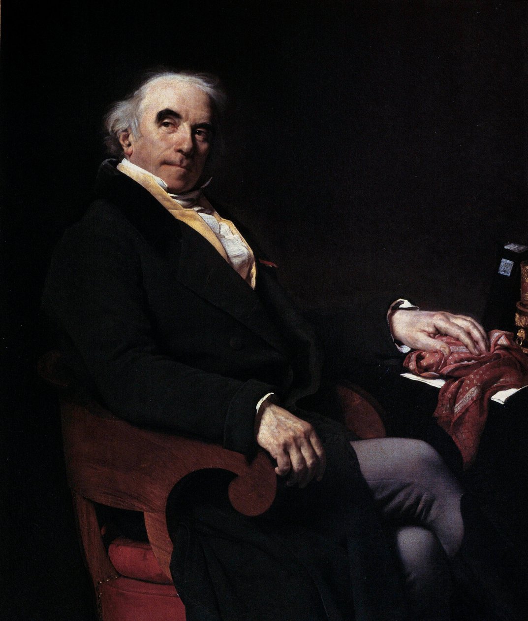 Porträt des Ritters von Nanteuil Lanorville, Generaladministrator der königlichen Kuriere von Amable Pagnest