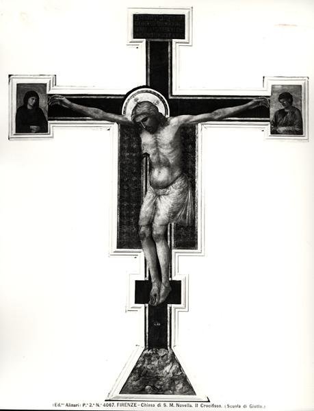 Die Kreuzigung von Ambrogio Bondone (school of) Giotto