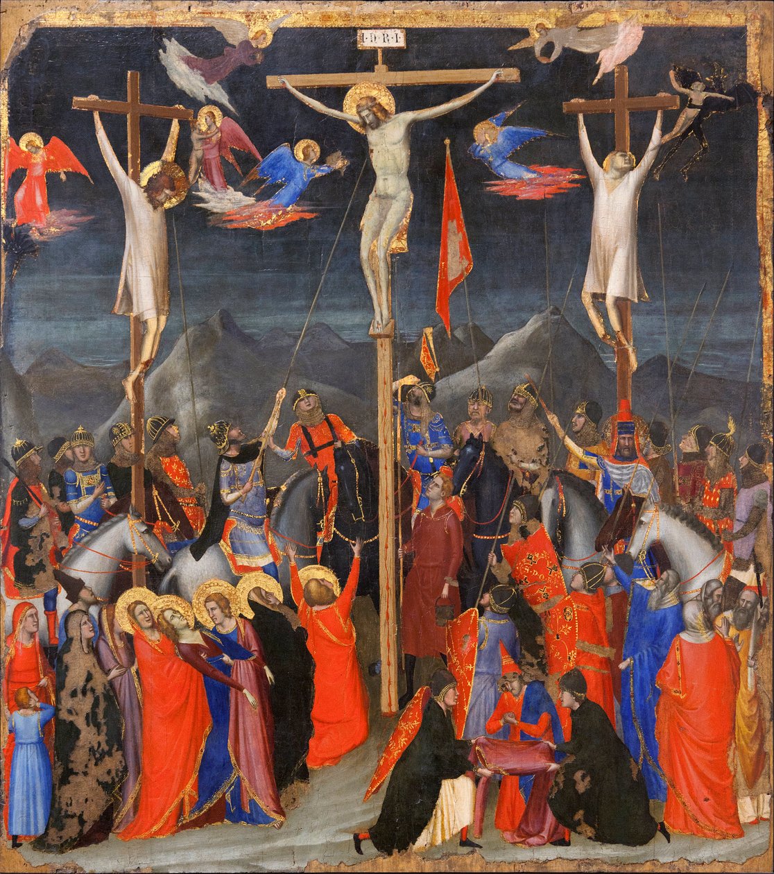 Die Kreuzigung (Detail) von Ambrogio Bondone (workshop) Giotto