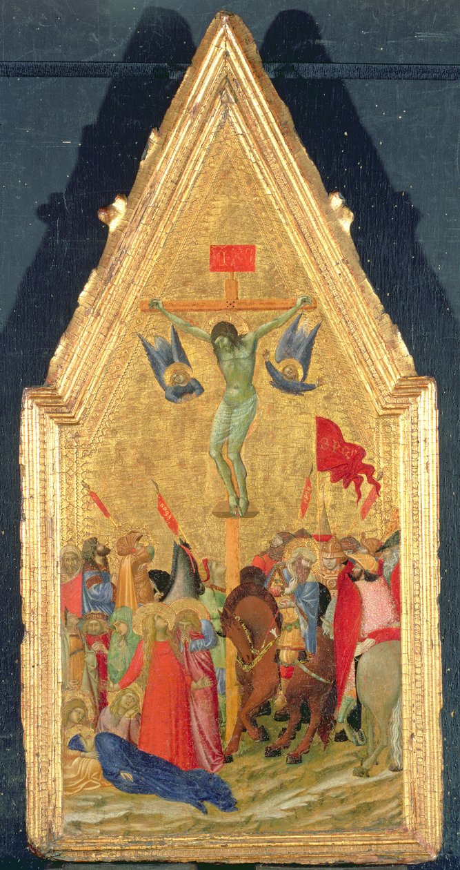 Die Kreuzigung, ca. 1348-49 von Ambrogio Lorenzetti