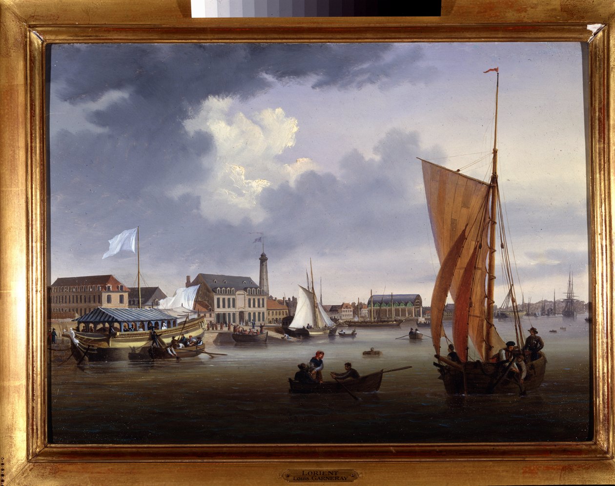Der Hafen von Lorient, ca. 1820 von Ambroise Louis Garneray