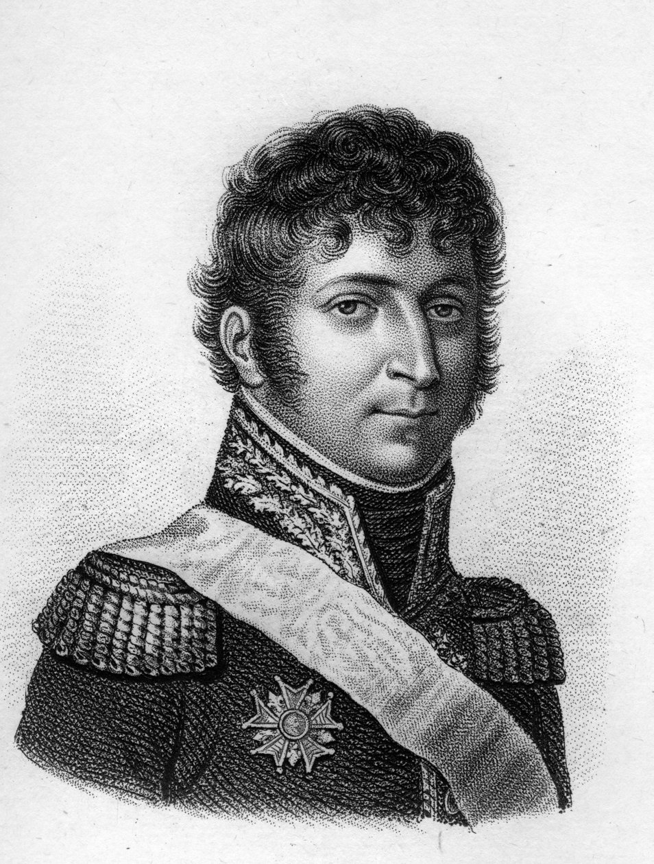 Olivier Macoux Rivaud de la Raffiniere (1766-1839) - in „Portraits der französischen Generäle nach den Siegen und Eroberungen der Franzosen“. Graviert von Ambroise Tardieu 1818. Stella Sammlung von Ambroise Tardieu