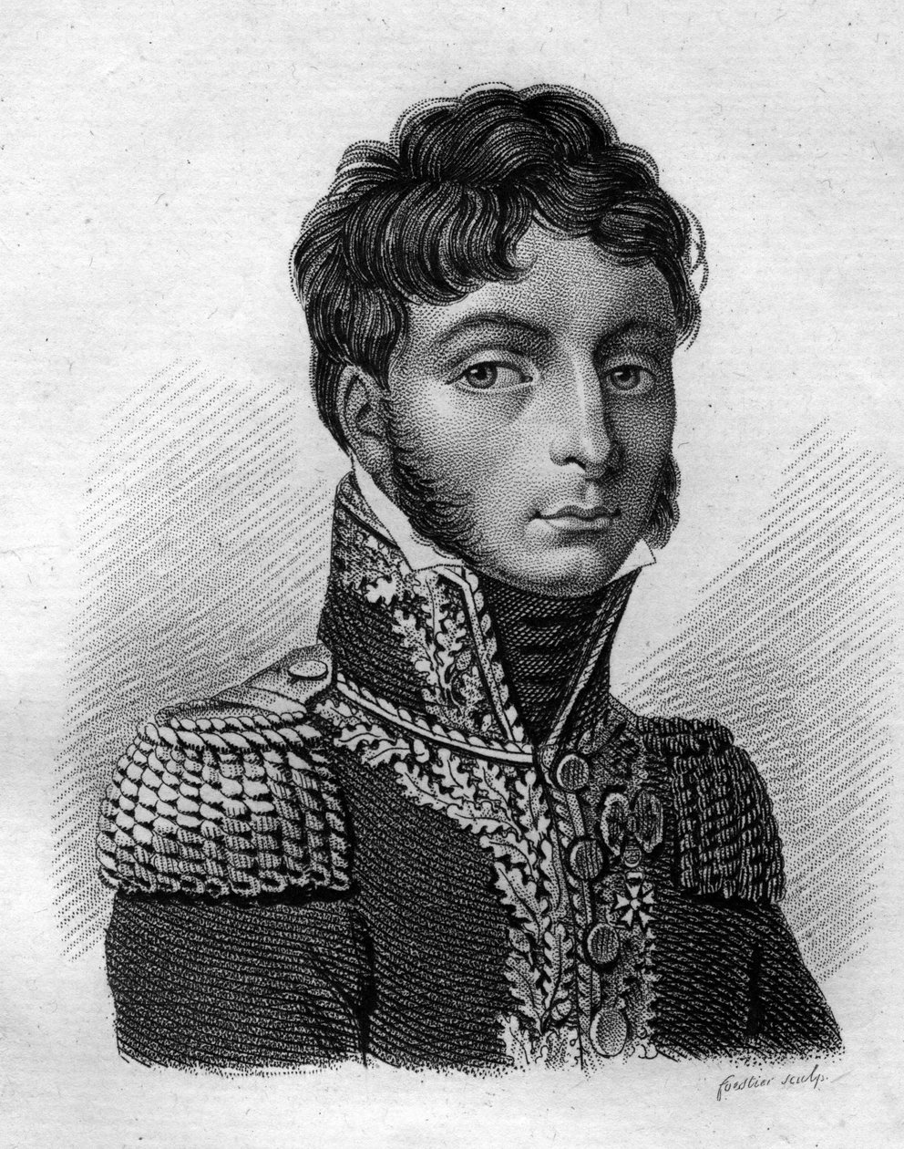 Philippe Paul, Graf von Ségur (1780-1873), französischer General und Historiker. Graviert von Ambroise Tardieu 1818. Stella Sammlung. von Ambroise Tardieu