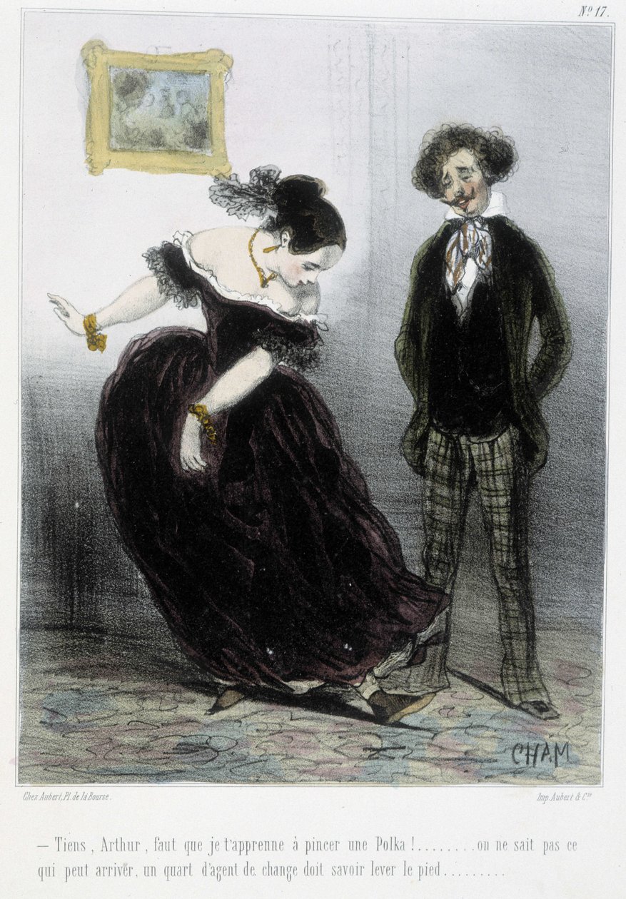 Karikatur - in „Madeleines“ von Cham, ca. 1870-1880 von Amédée de Noé