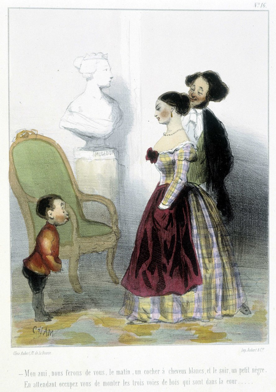 Karikatur - in "Madeleines" von Cham, ca. 1870-1880 von Amédée de Noé