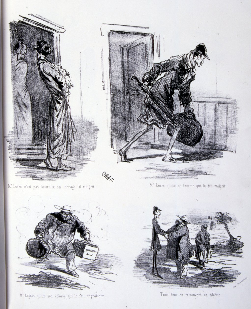 Illustration für Die Kunst des Zunehmens und Abnehmens von Amédée de Noé