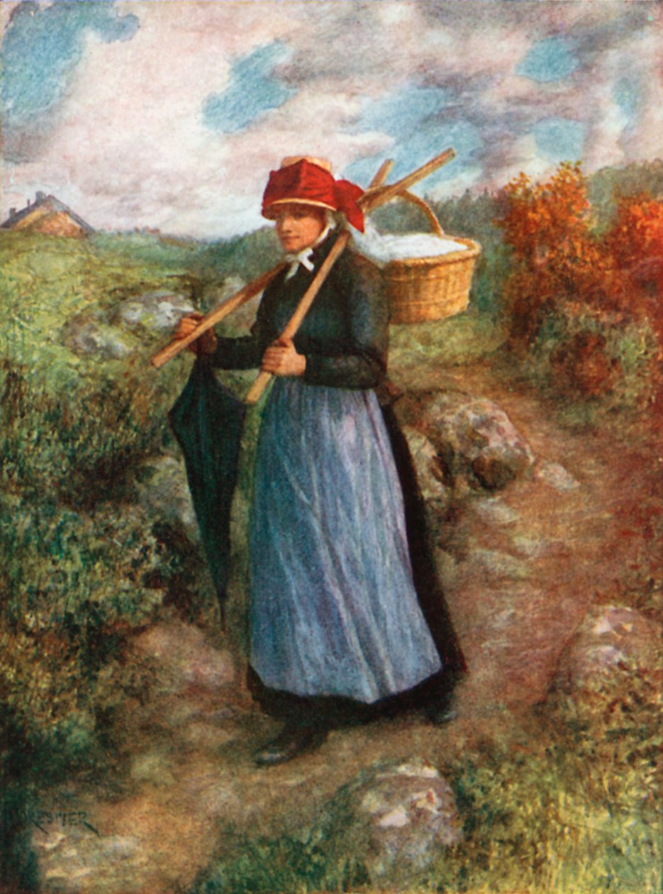 Eine Bäuerin der Ardennen von Amedee (after) Forestier