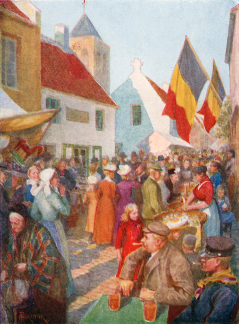 Auf der Kirmes, Adinkerque von Amedee (after) Forestier
