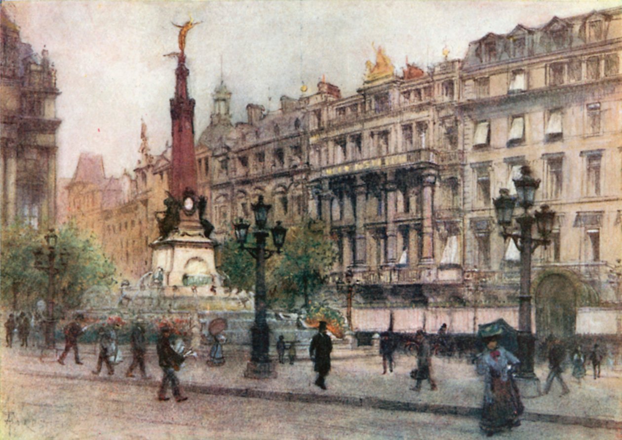 Place de Brouckere, Brüssel von Amedee (after) Forestier
