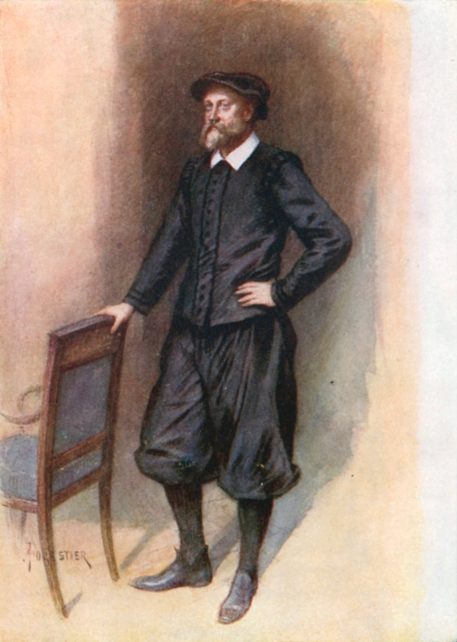 Der Concierge des Musée Plantin-Moretus, Antwerpen von Amedee (after) Forestier