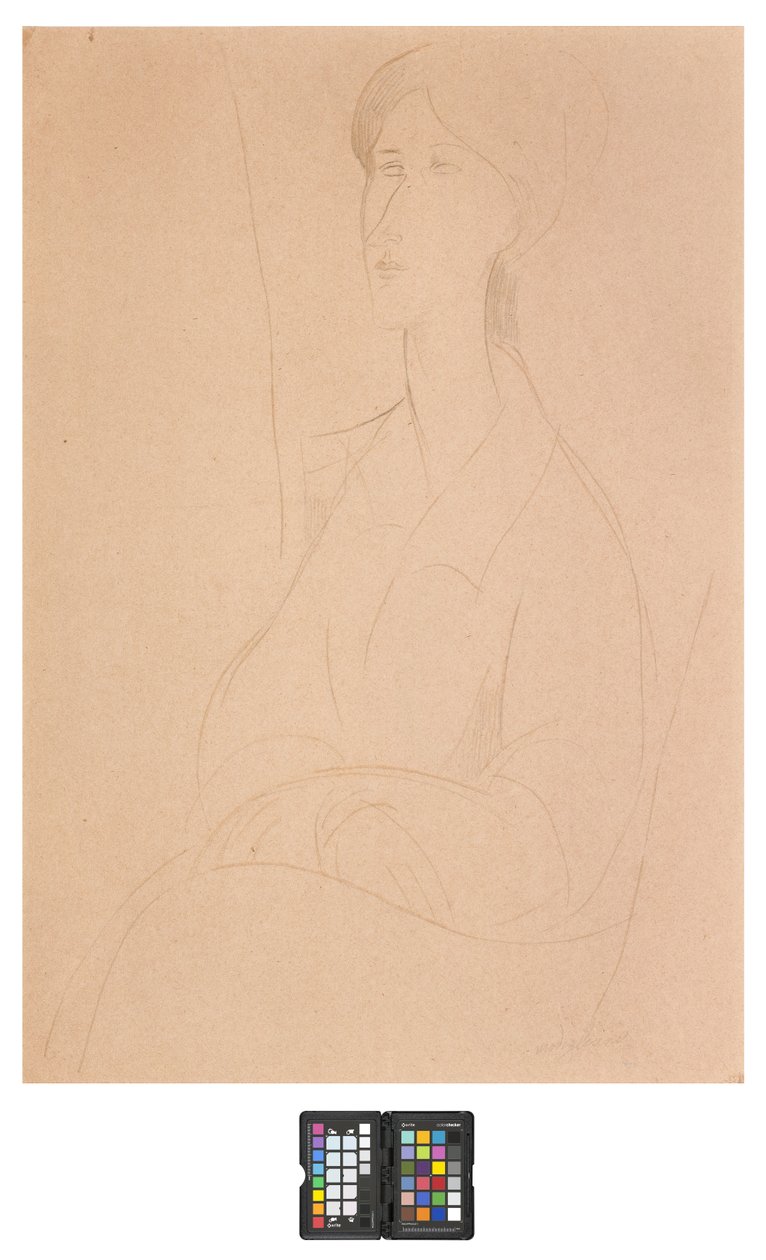 Hanks Zborowska mit Händen im Schoß von Amedeo Modigliani