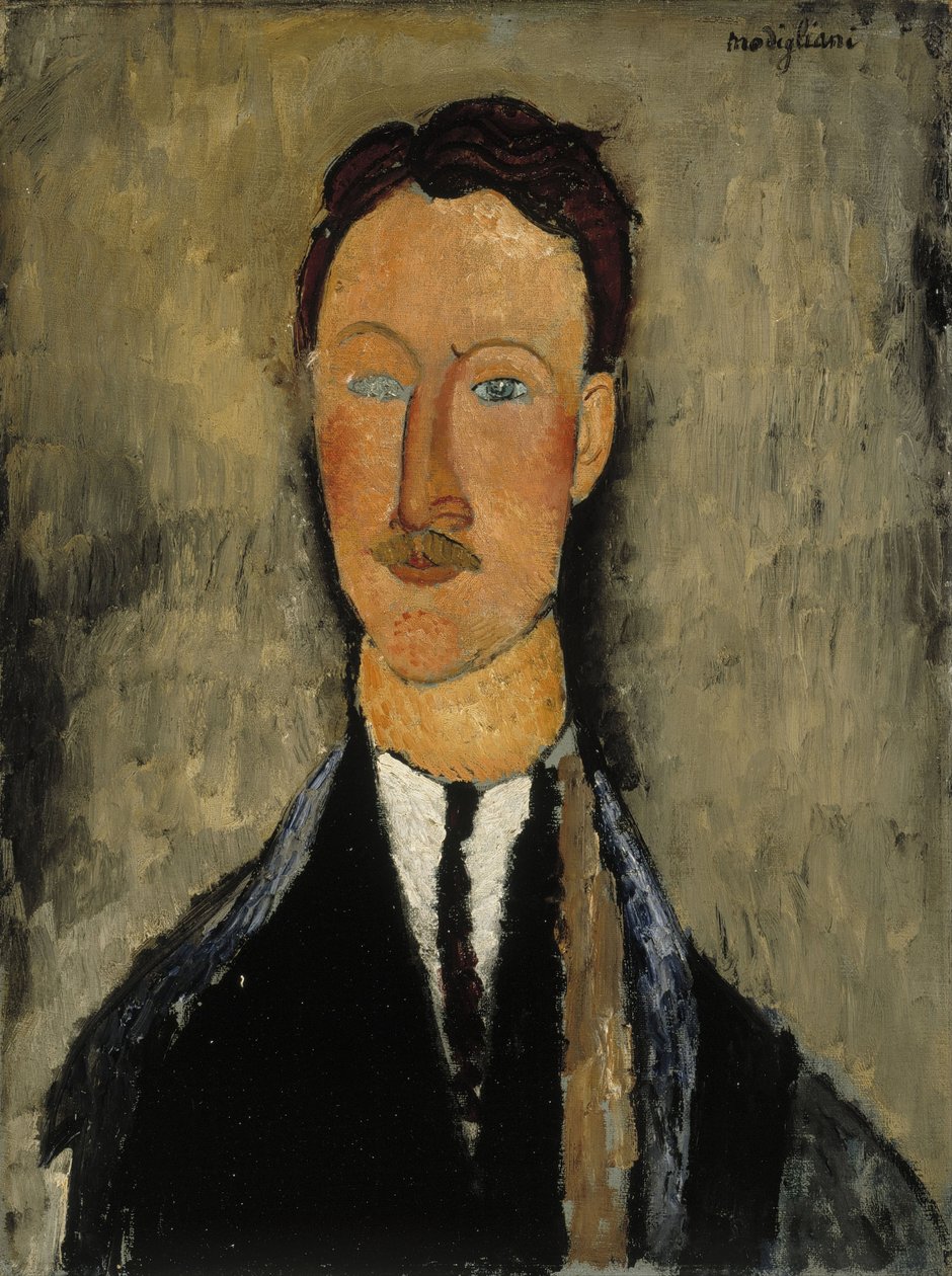 Porträt von Leopold Survage (1879-1968) von Amedeo Modigliani