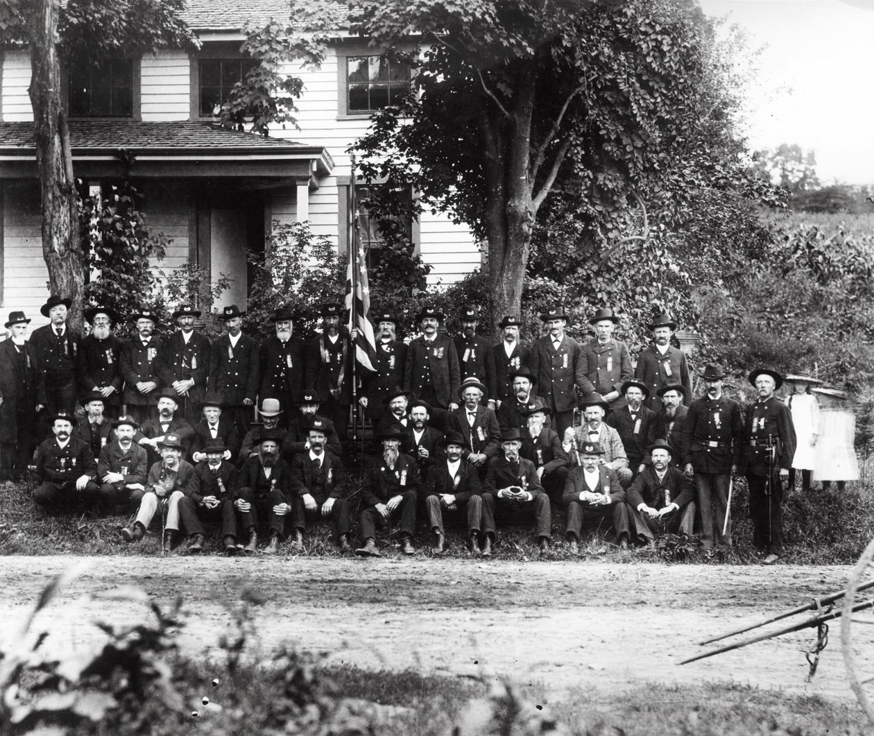 GAR Bürgerkriegsveteranen, um 1890 von American Photographer