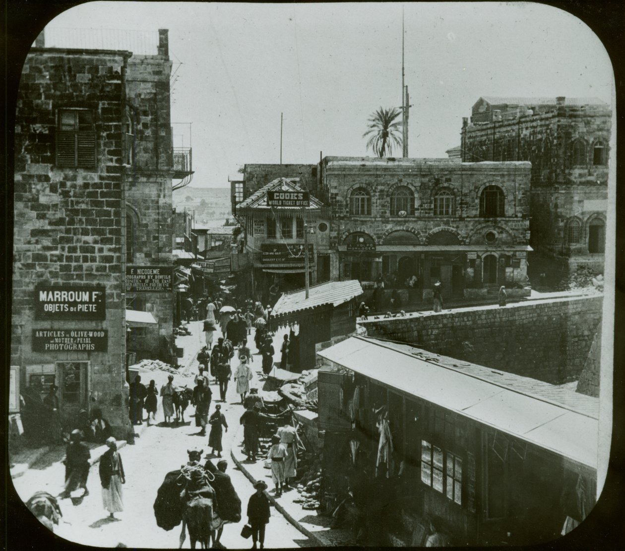 Jerusalem, innerhalb des Jaffa-Tors, um 1880 von American Photographer