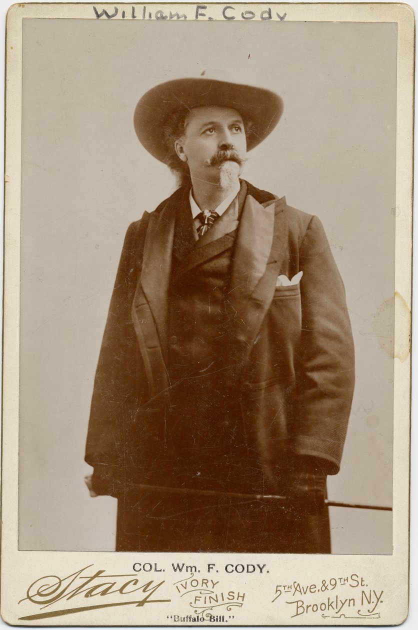 William Frederick Cody, Buffalo Bill (1846-1917), amerikanischer Soldat und Darsteller, Foto von Stacy, Brooklyn von American Photographer