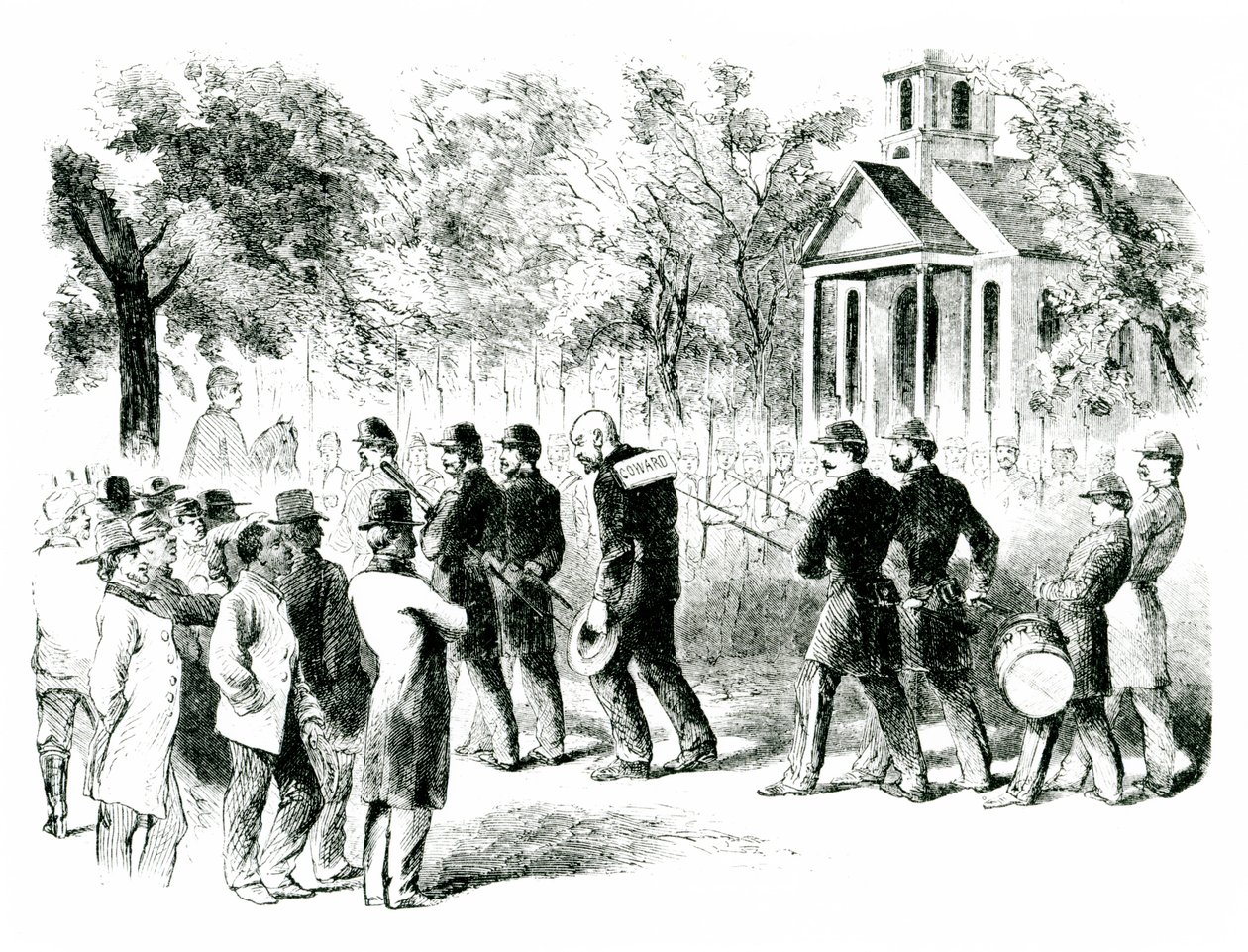 Deserteur des Bürgerkriegs von American School
