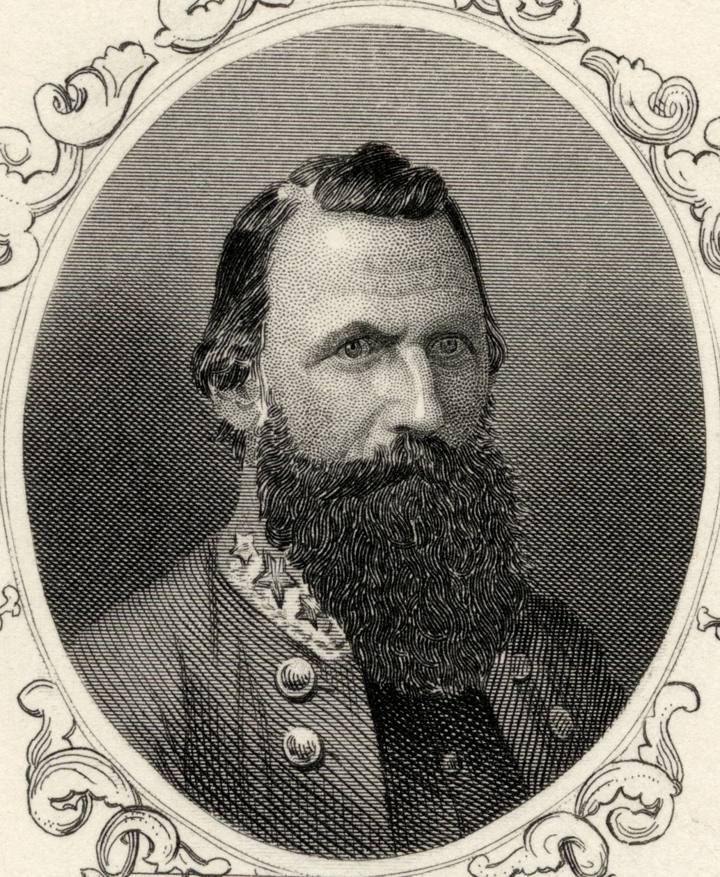 Porträt von Generalmajor J.E.B. Stuart (1833-64) von American School