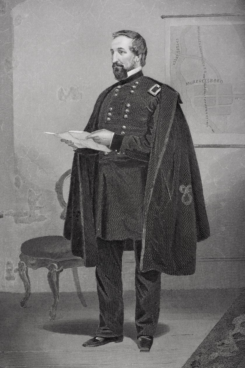 Porträt von William Starke Rosecrans (1819-98) von American School