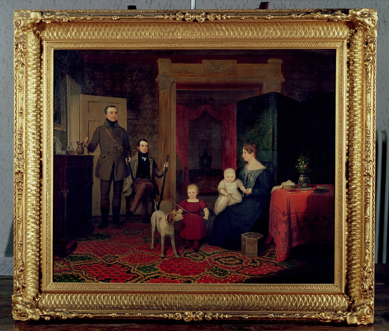 Porträt der Familie Van Cortland, ca. 1830 von American School