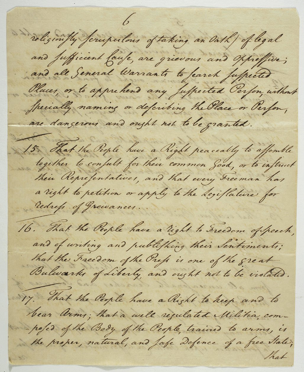 Die Bill of Rights, Kopie unterzeichnet in Federal Hall, 1789 von American School