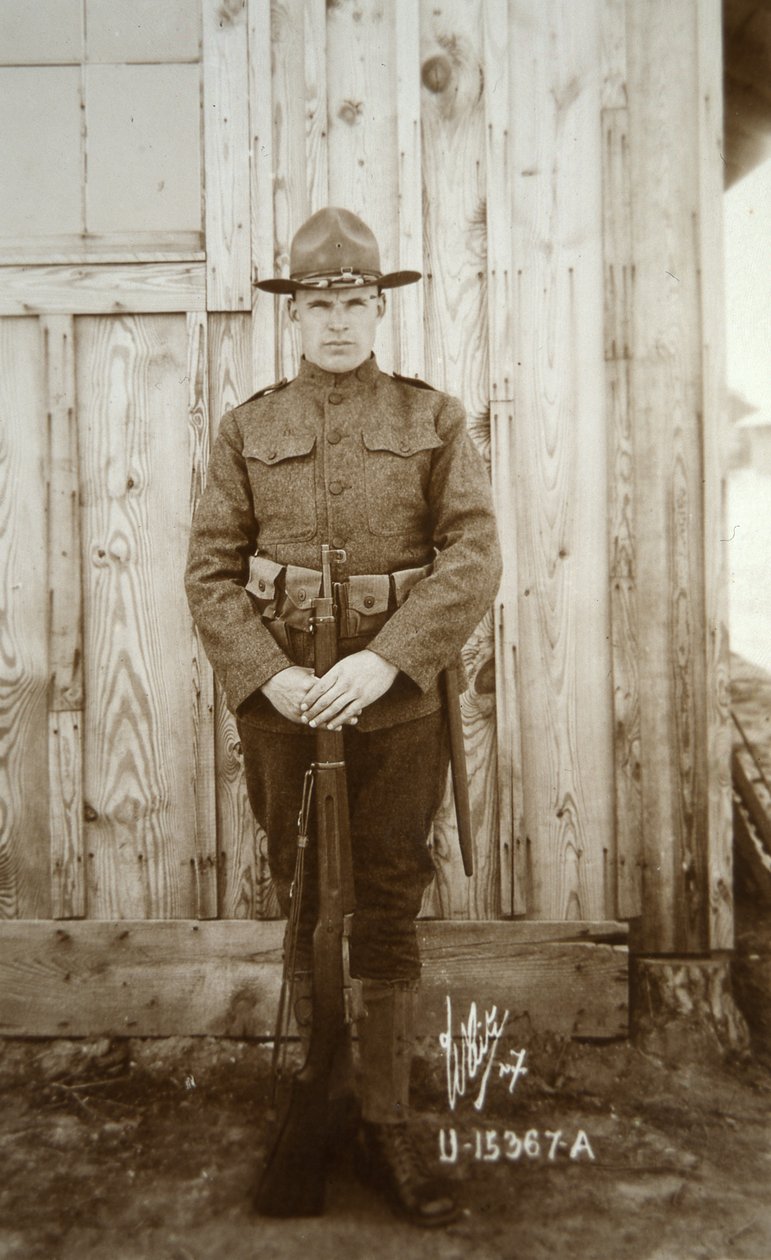 Amerikanischer Infanterist des Ersten Weltkriegs von American Photographer