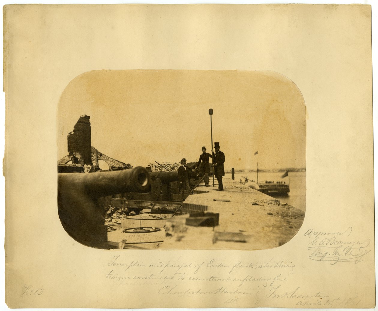 Schlacht von Fort Sumter, 15. April 1861 von American Photographer