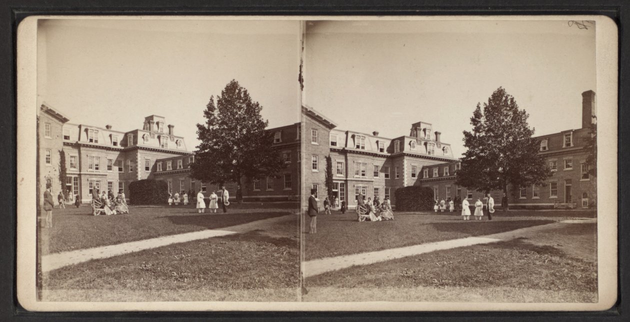 Stereoskopische Ansichten der Oneida-Gemeinschaft, ca. 1870 von American Photographer