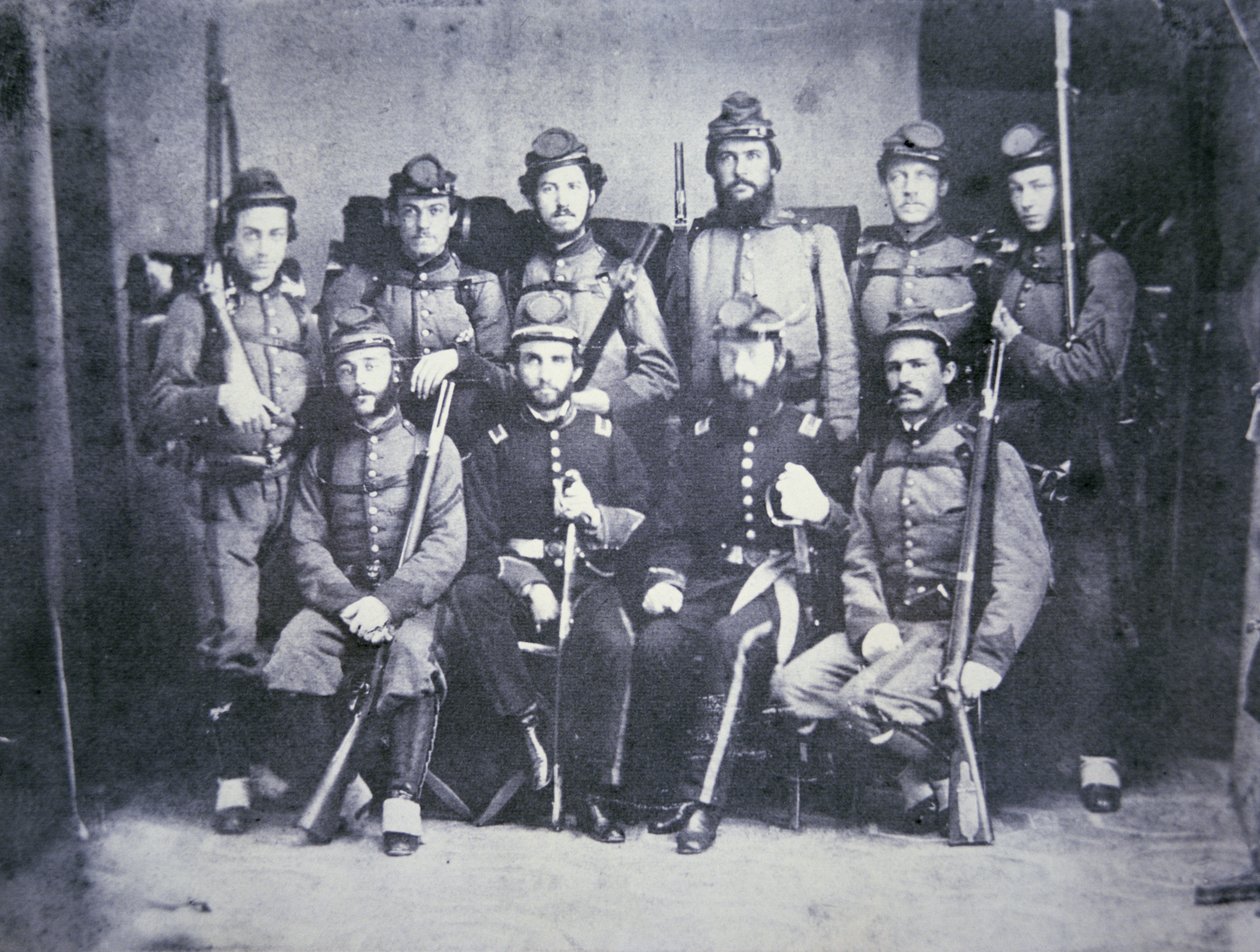 Die Charleston Zouave Kadetten der Konföderierten Armee von American Photographer