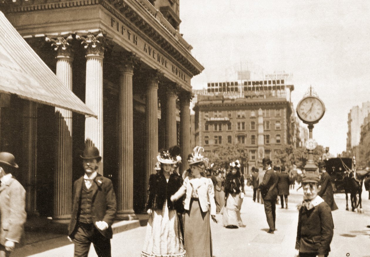 Das Fifth Avenue Hotel am Madison Square, New York City, 1896 von American Photographer