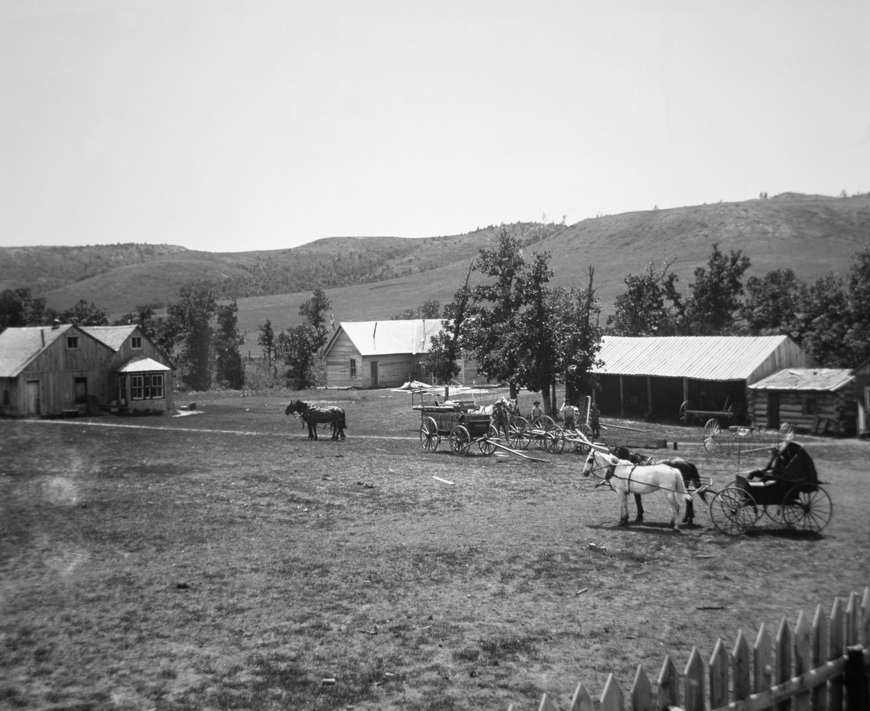 Die Haylie Ranch, Crook County, Wyoming, ca. 1890 von American Photographer
