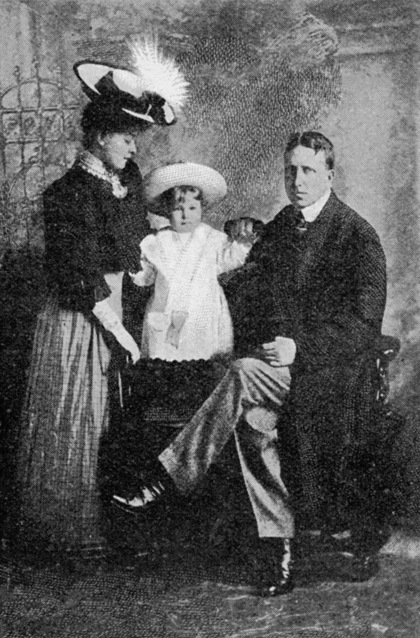 William Randolph Hearst und seine Familie, veröffentlicht in The Graphic, 27. Oktober 1906 von American Photographer
