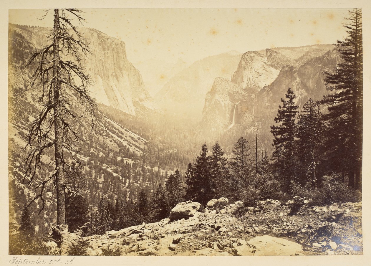 Yosemite-Tal vom Inspektionspunkt von American Photographer