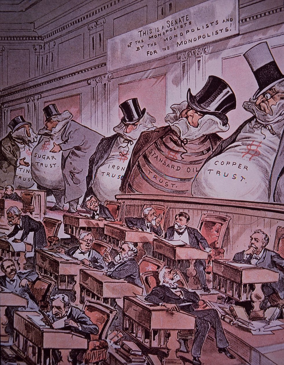 Anti-Trust-Karikatur von 