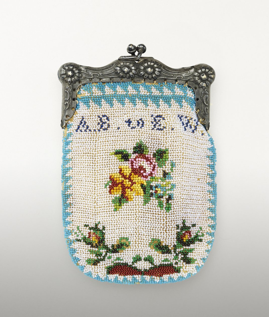 Perlenbeutel, um 1843 von American School