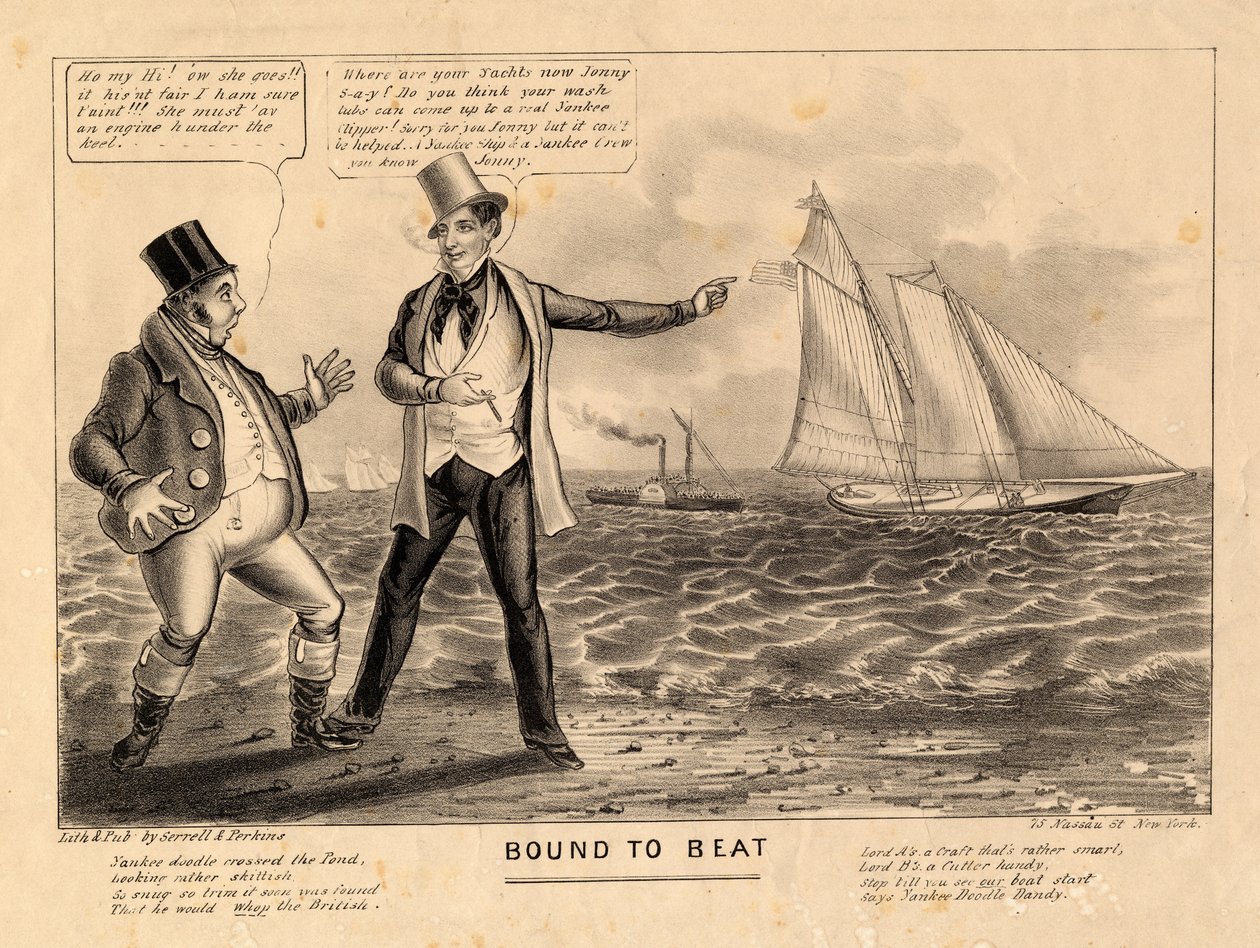 Gebunden zu schlagen: Yankee Doodle überquerte den Teich... von American School