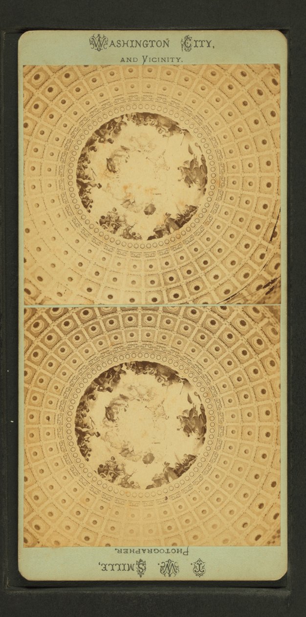 Brumidis allegorisches Gemälde, um 1865 von American School