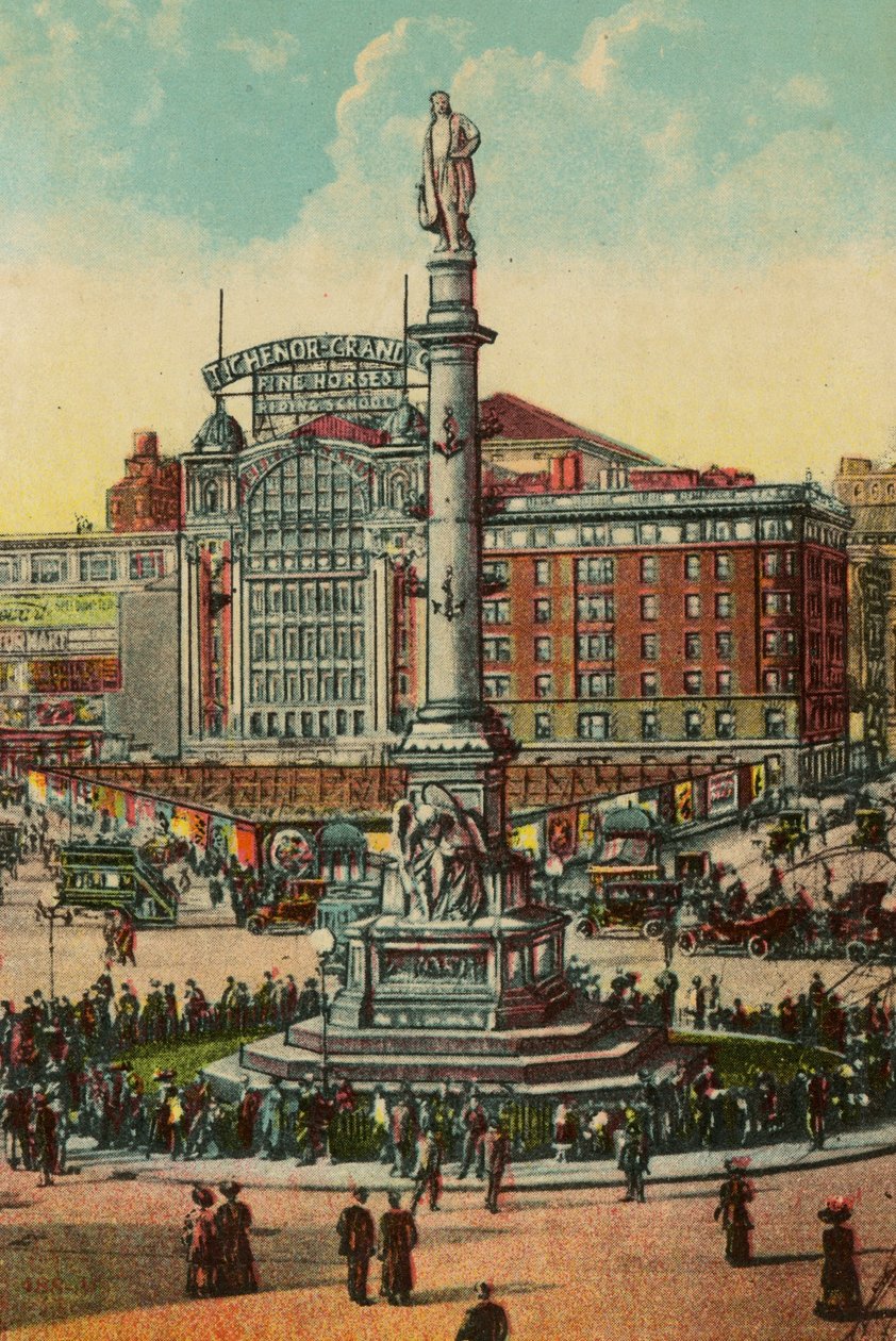 Columbus Circle, New York, ca. 1900 von American School