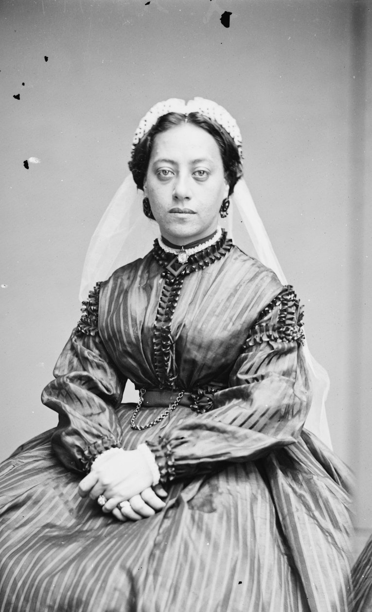 Emma, Königin der Sandwichinseln, 1855-65 von American School