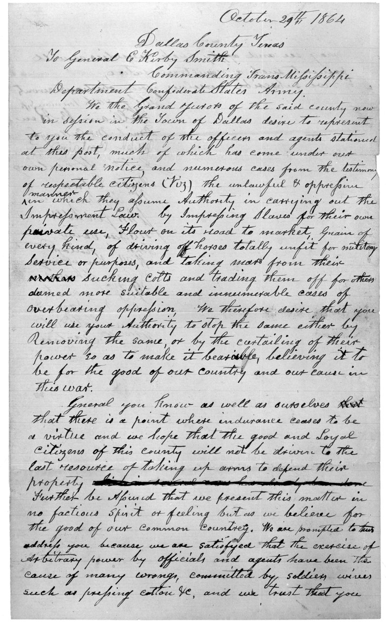 Grand Jury Brief, 1864 von American School