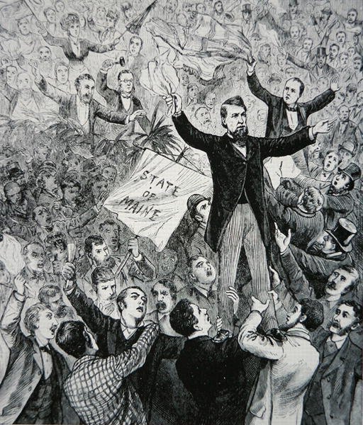 James G. Blaine (1830-93) von American School