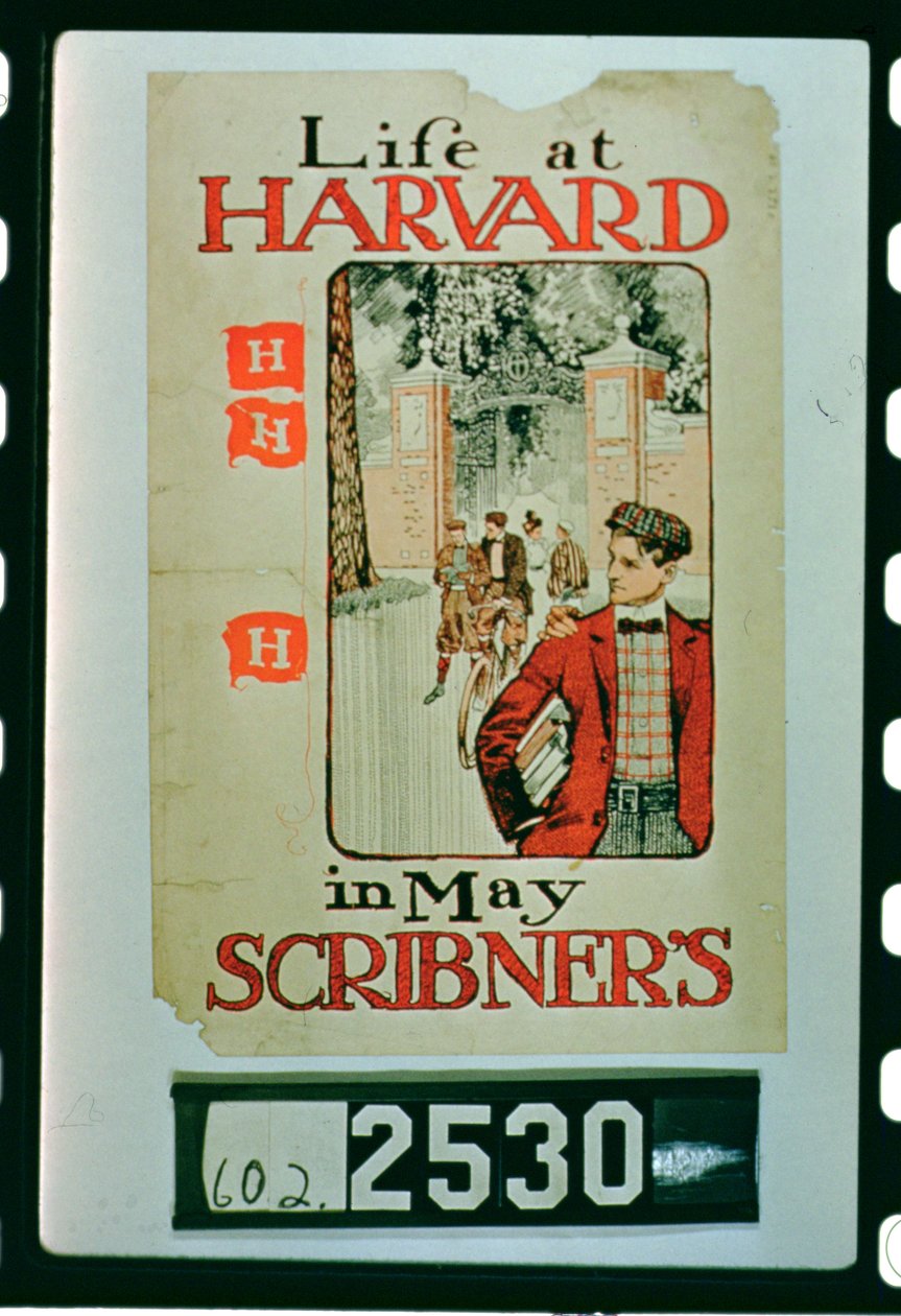 Leben an der Harvard, Plakat für die Maiausgabe von Scribners Magazine von American School