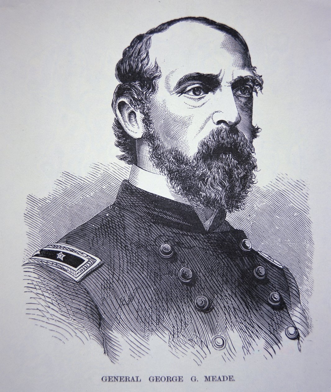 Generalmajor George Meade (1815-72) von American School