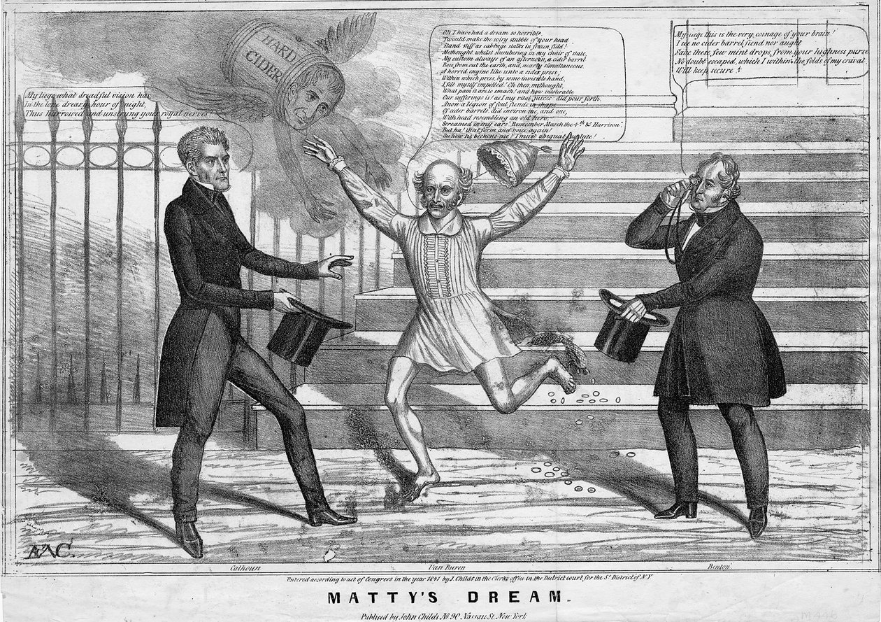 Mattys Traum, veröffentlicht von John Childs, New York, 1841 von American School