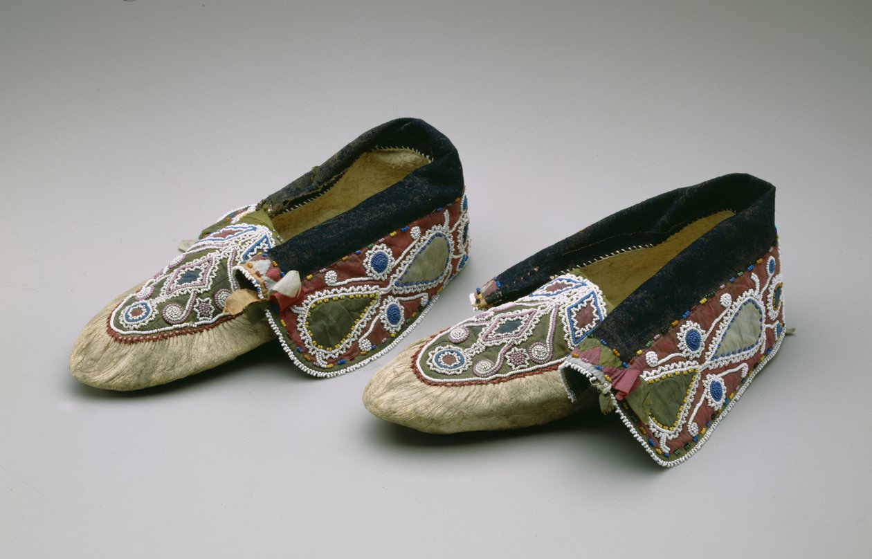 Mokassins, Chippewa, ca. 1835 von American School