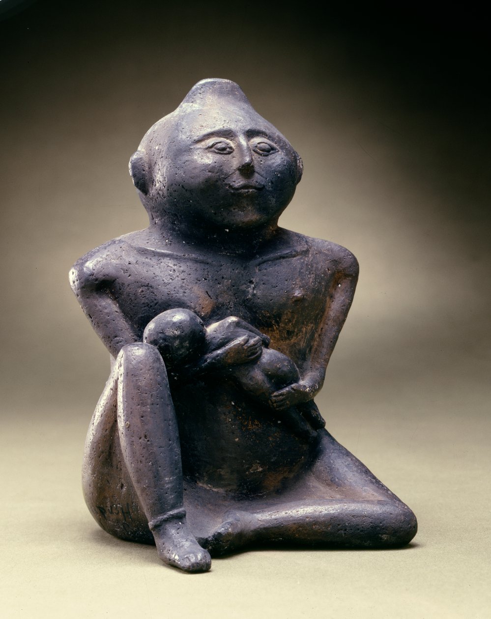 Stillende Mutter-Effigie-Flasche, Cahokia-Kultur, Mississippi-Periode, 1200-1400 von American School