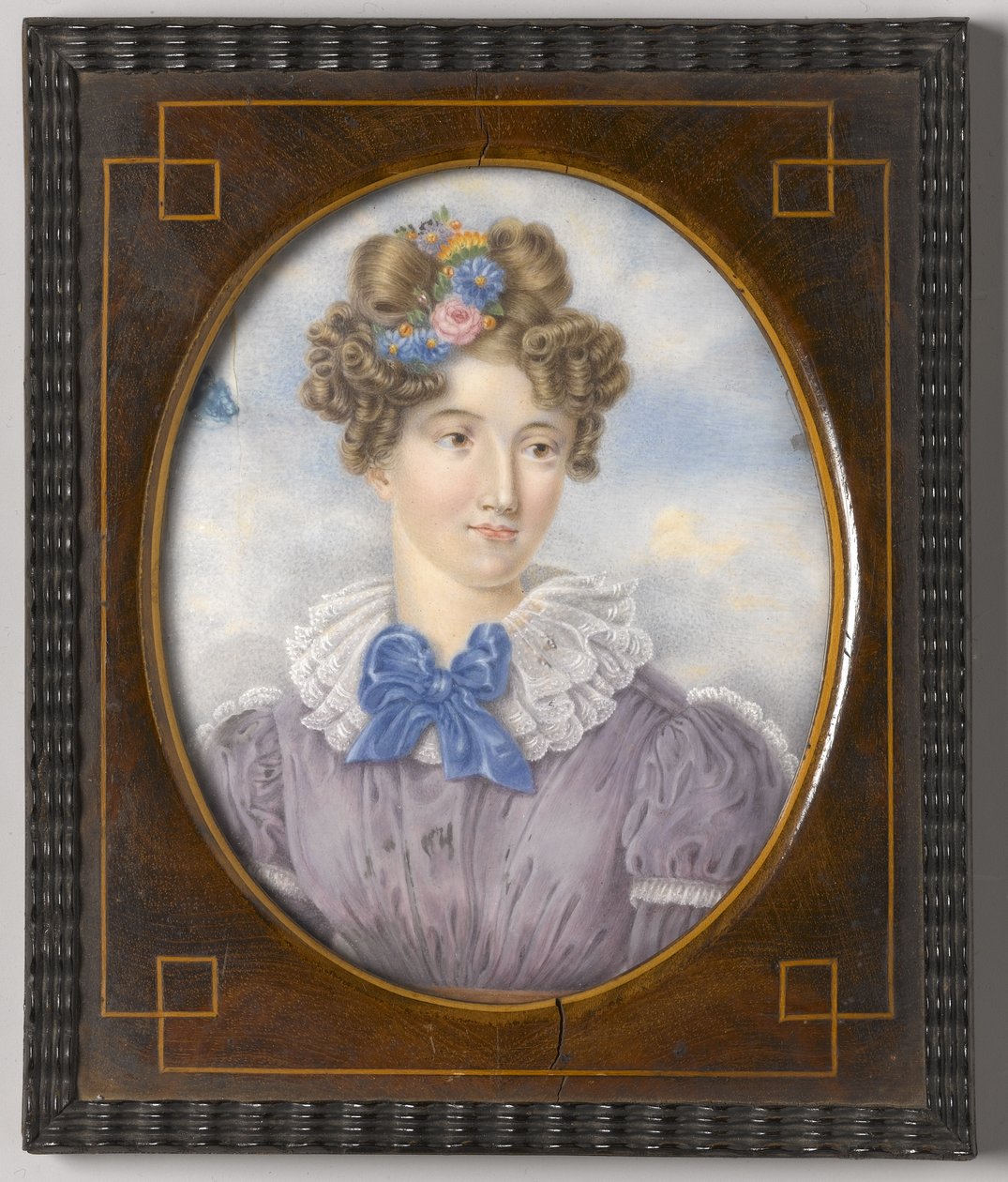 Porträt einer jungen Frau von American School