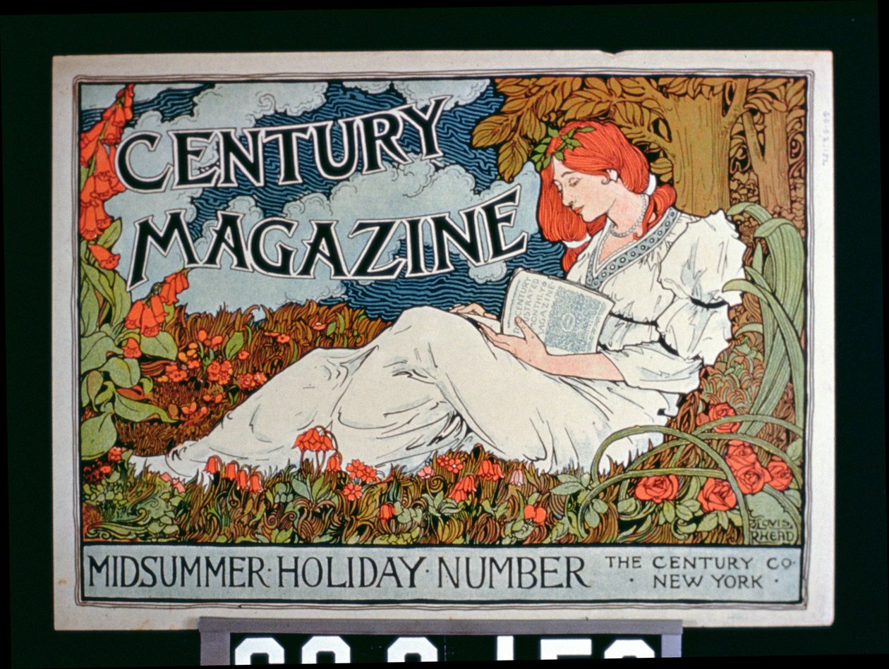 Plakat für Century Magazine, Mittsommerferienausgabe, New York von American School